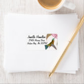 Vogelvogels bloemen Florenz Wilde dieren Etiket (Insitu)