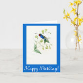 Vogelvogels bloemen Florenz Wilde dieren Kaart (Gele Bloem)