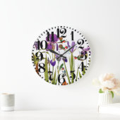 Vogelvogels bloemen Grote Muurklok Klok (Huis)