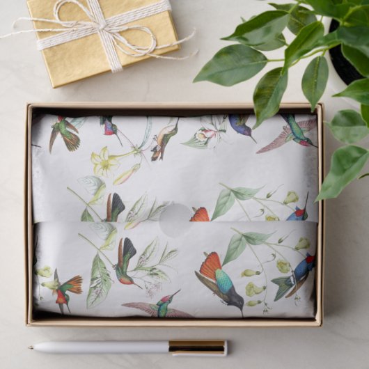 Vogelvogels bloemen papier (Geschenk)