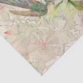 Vogelvogels bloemen vederlijk weefselpapier tissuepapier (Detail)