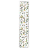 Vogelvogels bloemen Wilde life Table Runner Medium Tafelloper (Voorkant)