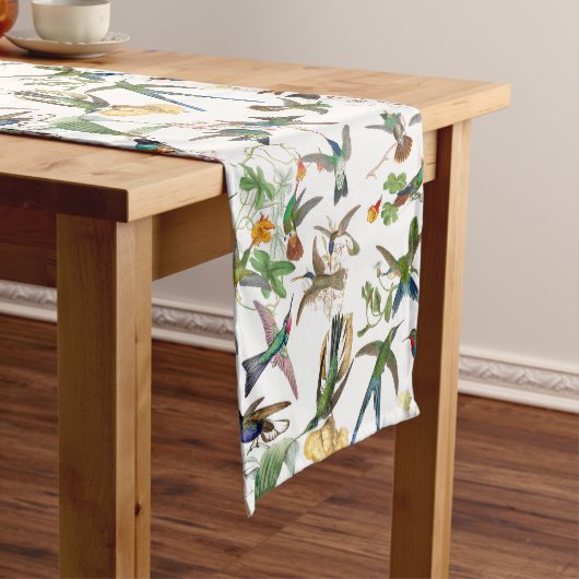 Vogelvogels bloemen Wilde life Table Runner Medium Tafelloper (Voorbeeld)