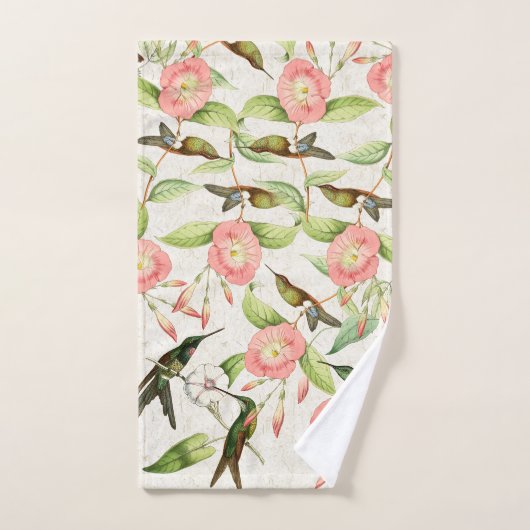 Vogelvogels bloemen Wildlife Bath Towel Set Bad Handdoek (Handdoek)