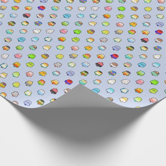 Vogelvogels Cadeaupapier (Hoek)