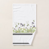 Vogelvogels Columbine Flowers Bath Towel Set Bad Handdoek (Handdoek)