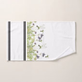 Vogelvogels Columbine Flowers Bath Towel Set Bad Handdoek (Handdoek)