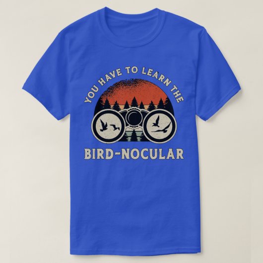 Vogelvogels die de vogeltrek van het vogelverschri t-shirt (Design voorkant)