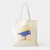 Vogelvogels die naar de vogels kijken, zijn beide  tote bag (Achterkant)
