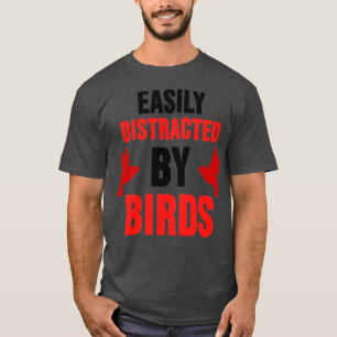 Vogelvogels die op papegaaivogels vissen Diergezel T-shirt