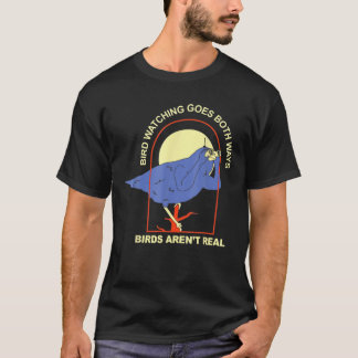 Vogelvogels die op vogelhoeren vissen; - vogels zi t-shirt