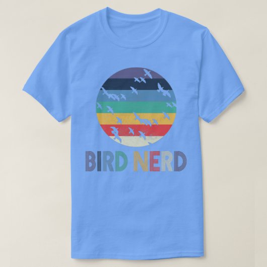 Vogelvogels die vogels vangen t-shirt (Design voorkant)