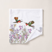 Vogelvogels - Dwangbloemen Bad Handdoek (Wasdoekje)