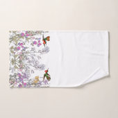 Vogelvogels - Dwangbloemen Bad Handdoek (Handdoek)