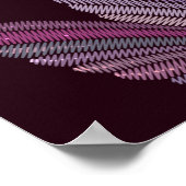 Vogelvogels en orchidee exotische tropische bloeme poster (Hoek)