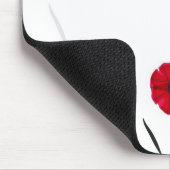 Vogelvogels en papavers muismat (Hoek)