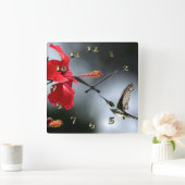 Vogelvogels en rode fluiten grote klok (Huis)