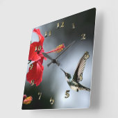 Vogelvogels en rode fluiten grote klok (Hoek)