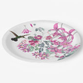 Vogelvogels Garden Flowers Paper Bord (Gekanteld)