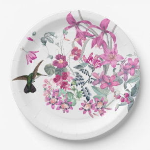 Vogelvogels Garden Flowers Paper Bord