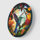 Vogelvogels Glas in lood Grote Klok (Hoek)