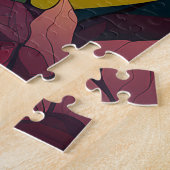 Vogelvogels Glas in lood Legpuzzel (Zijkant)