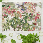 Vogelvogels Honeysuckle Floral Flower Towells Theedoek (Gevouwen)