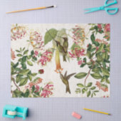 Vogelvogels Honeysuckle Flowers Weefpapier Tissuepapier (Craft)