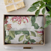 Vogelvogels Honeysuckle Flowers Weefpapier Tissuepapier (Geschenk)