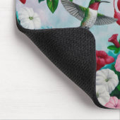 Vogelvogels in de bloemenhok van Fuchsia Muismat (Hoek)