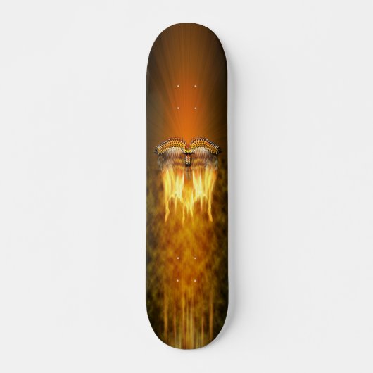 Vogelvogels in het vliegskateboard persoonlijk skateboard (Voorkant)