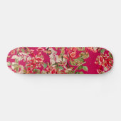 Vogelvogels in het wild levende bloemen skateboard (Horizontaal)