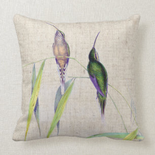 Vogelvogels in het wild levende dieren bamboe-blad kussen