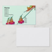 Vogelvogels in het wild levende dieren visitekaartje (Voorkant / Achterkant)