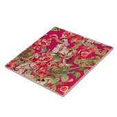 Vogelvogels - in het wild levende dieren - vogelbl tegeltje (Zijkant)