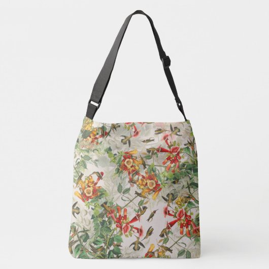 Vogelvogels in het wild levende vogelsoorten Canva Crossbody Tas (Achterkant)