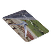 Vogelvogels in vlucht geloven prijsopgave magneet (Rechterzijde)