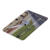 Vogelvogels in vlucht geloven prijsopgave magneet (Linkerzijde)