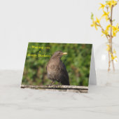 Vogelvogels Kaart (Gele Bloem)