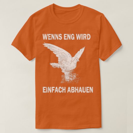 Vogelvogels kijken naar vogeljacht t-shirt (Design voorkant)