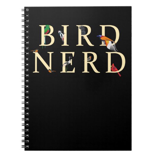Vogelvogels Nerd Birding Birdwatch Birds Notitieboek (Voorkant)