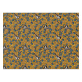 Vogelvogels op blauwbes-takken tafelkleed (Voorkant (Horizontaal))