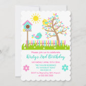 Vogelvogels op zaterdag kaart (Voorkant)