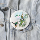 Vogelvogels Orchid Flowers Animal Button (In situ)