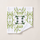 Vogelvogels Orchid Flowers Bath Towel Set Bad Handdoek (Wasdoekje)
