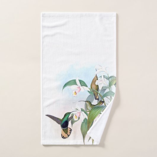 Vogelvogels Orchid Flowers Bath Towel Set Bad Handdoek (Handdoek)