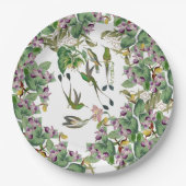 Vogelvogels Orchid Flowers Paper Bord (Voorkant)