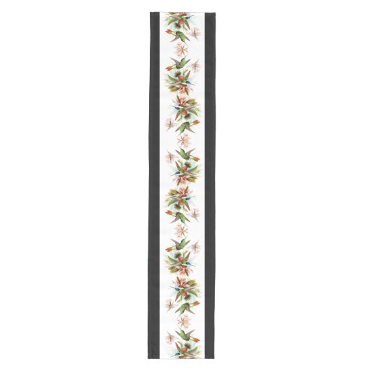 Vogelvogels Orchid Flowers Table Runner Medium Tafelloper (Voorkant)