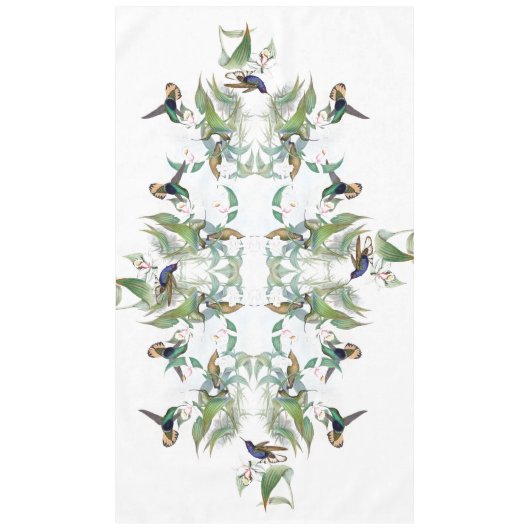 Vogelvogels Orchid Flowers Tablecloth Tafelkleed (Voorkant)