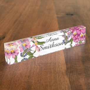 Vogelvogels Pansy Orchid Flowers Floral Naambordje